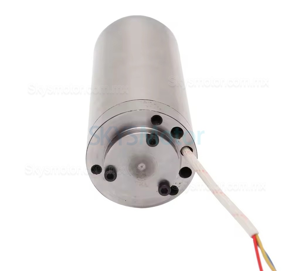 Motor de husillo CNC refrigerado por agua JGD-48-0.3k 75V 0,3 kW 60000rpm pinza ER8 333-10000Hz